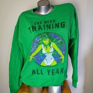 She Hulk training sweatshirt Unisex size M